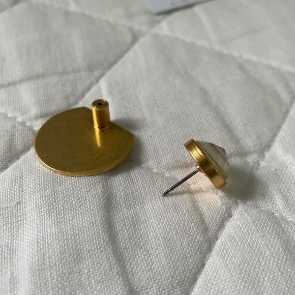 NWT Kate Spade sunshine stones studs white - Picture 7 of 8